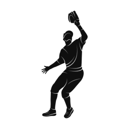 Baseball Fielder - Male | Promax | Silhouette | v1