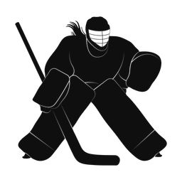 Ice Hockey Goalie - Female | Promax | Silhouette | v2