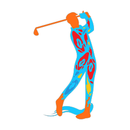 Golf - Male | Splash | Colorful | v2