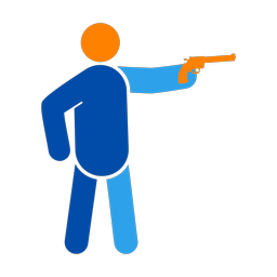 Pistol Shooting - Male | Round | 3 Colored | v1