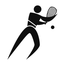 Squash - Male | Motion | Silhouette | v1