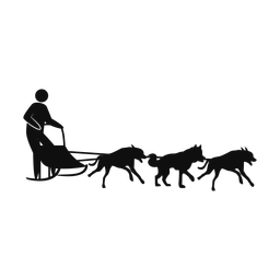 Sled Dog Racing - Male | Strike | Silhouette | v1