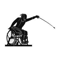Wheelchair Fencing - Male | Promax | Silhouette | v1