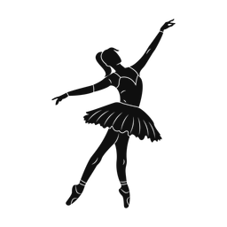 Ballet Dancing - Female | Promax | Silhouette | v4