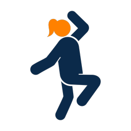 Break Dancing - Female | Round | 2 Colored | v1
