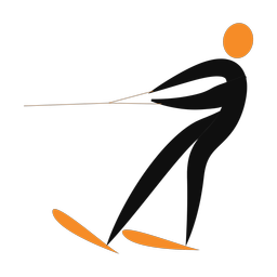 Waterskiing - Male | Motion | 2 Colored | v1