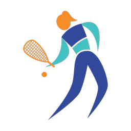 Racquetball - Female | Motion | 3 Colored | v1