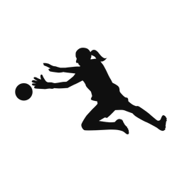 Soccer Goalie - Female | Classic | Silhouette | v3