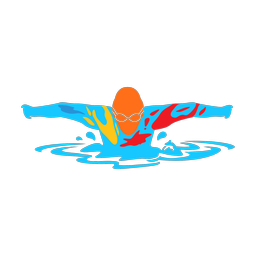 Swimming - Female | Splash | Colorful | v1