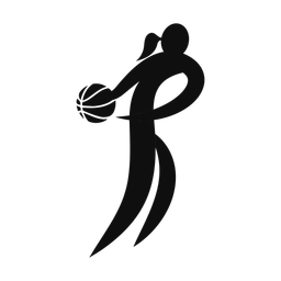 Basketball - Female | Motion | Silhouette | v3