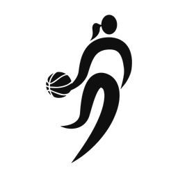 Basketball - Female | Motion | Silhouette | v2