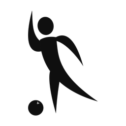 Bowling - Male | Motion | Silhouette | v3