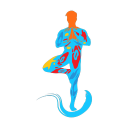 Yoga - Male | Splash | Colorful | v5