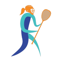 Lacrosse Goalie - Female | Motion | 3 Colored | v1