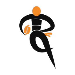 Flag Football Quarterback - Male | Motion | 2 Colored | v1
