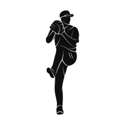 Baseball Pitcher - Male | Promax | Silhouette | v2