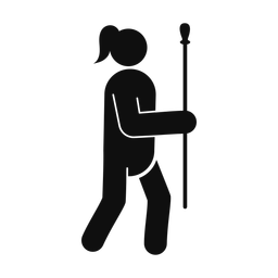 Marching Mace - Female | Round | Silhouette | v1