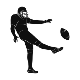 American Football Punter - Male | Promax | Silhouette | v2
