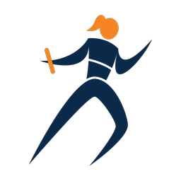 Relay Racing - Female | Motion | 2 Colored | v1