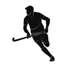 Field Hockey Player - Male | Promax | Silhouette | v1