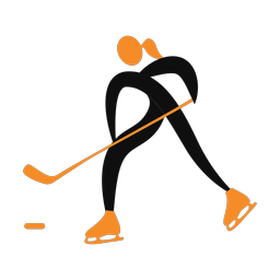 Ice Hockey Player - Female | Motion | 2 Colored | v3