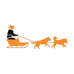 Sled Dog Racing - Female | Motion | 2 Colored | v1