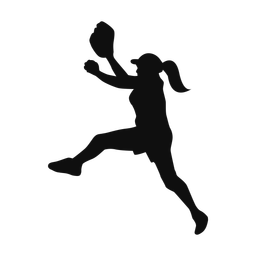 Softball Pitcher - Female | Classic | Silhouette | v3