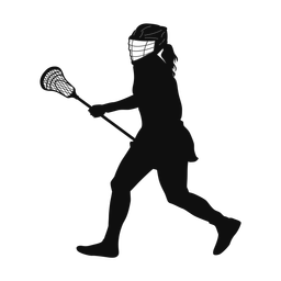 Lacrosse Player - Female | Classic | Silhouette | v3