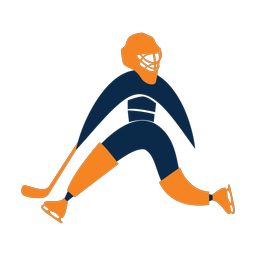 Ice Hockey Goalie - Male | Motion | 2 Colored | v2