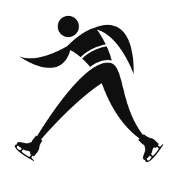 Speed Skating - Male | Motion | Silhouette | v2