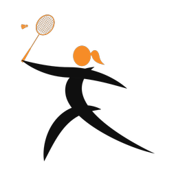 Badminton - Female | Motion | 2 Colored | v1