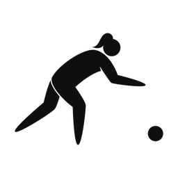 Bocce ball - Female | Strike | Silhouette | v1