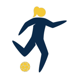 Soccer Player - Female | Strike | 2 Colored | v3