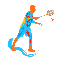 Badminton - Male | Splash | Colorful | v3