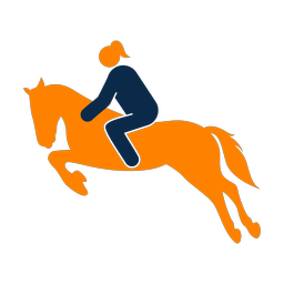 Horse Jumping - Female | Round | 2 Colored | v1