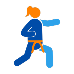 Karate - Female | Round | 3 Colored | v1