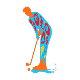 Golf - Male | Splash | Colorful | v3