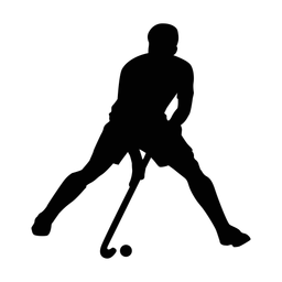 Field Hockey Player - Male | Classic | Silhouette | v1