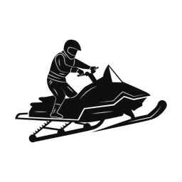 Snowmobile Racing - Male | Promax | Silhouette | v1