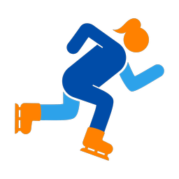 Speed Skating - Female | Round | 3 Colored | v4