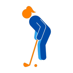 Golf - Female | Round | 3 Colored | v1
