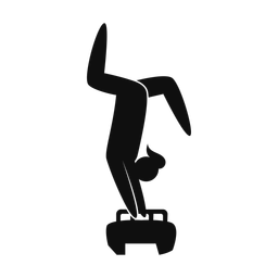 Pommel Horse - Female | Strike | Silhouette | v1