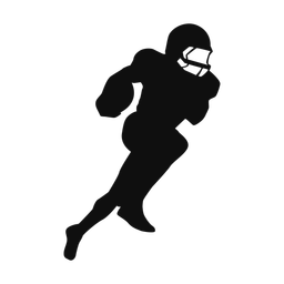 American Football Quarterback - Male | Classic | Silhouette | v2