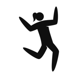 Dancing - Female | Strike | Silhouette | v1