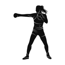 Boxing - Female | Promax | Silhouette | v1