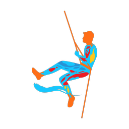 Mountain Climbing - Male | Splash | Colorful | v1