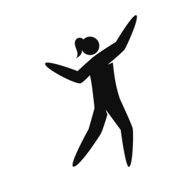 Dancing - Female | Strike | Silhouette | v2