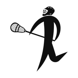 Lacrosse Player - Male | Motion | Silhouette | v2