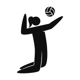 Volleyball - Female | Strike | Silhouette | v1