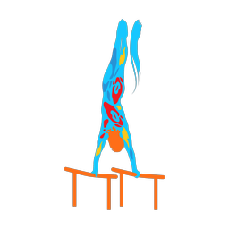 Parallel Bars - Male | Splash | Colorful | v2